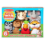 COFFRET 6 MARIONNETTES SAFARI Melissa & Doug