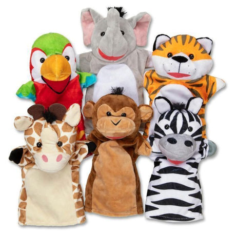 COFFRET 6 MARIONNETTES SAFARI Melissa & Doug