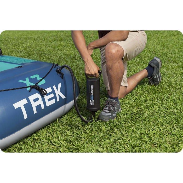 Bateau gonflable - Bestway - Trek X3 - 3 personnes - 294 x 137 cm - PVC durable