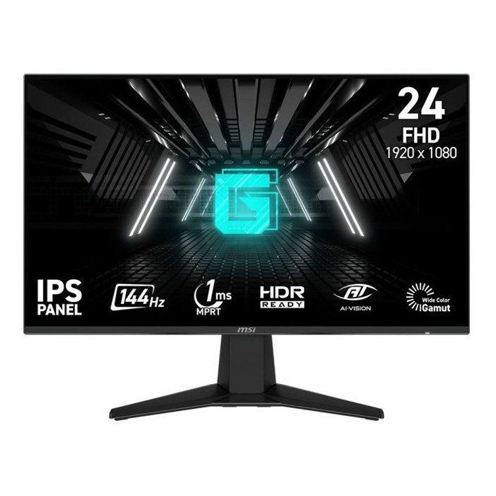 Ecran 24" MSI Gaming G242L E14 Full HD 144Hz (Noir)