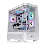 BoÓtier PC sans alimentation - THERMALTAKE - View 290 TG ARGB Snow - Moyen tour - Format ATX - 3x120mm A-RGB inclus - Blanc