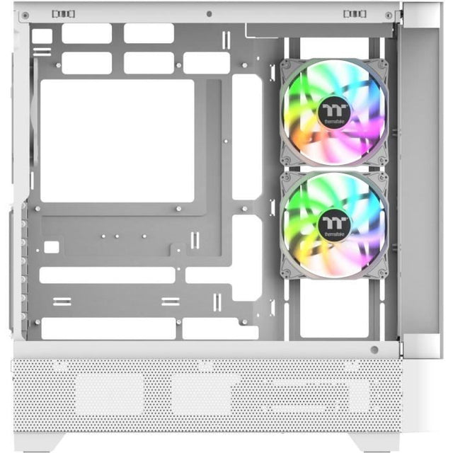 BoÓtier PC sans alimentation - THERMALTAKE - View 290 TG ARGB Snow - Moyen tour - Format ATX - 3x120mm A-RGB inclus - Blanc