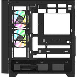 Boîtier PC sans alimentation - THERMALTAKE - View 290 TG ARGB - Moyen tour - Format ATX - 3x120mm A-RGB inclus - Noir