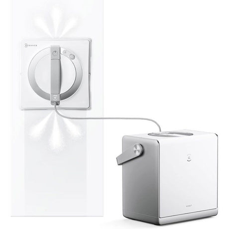 ECOVACS W2s OMNI - Robot Nettoyeur de vitres avec Station - Nettoyage Intelligent Bord a Bord TruEdge - Charge en Fonctionnement