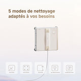 DREAME C1 - Robot Laveur de Vitres - Protection et Sécurité Fiables - Technologie CornerClean - Nettoyage Humide Minutieux