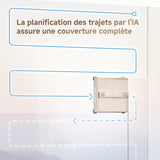 DREAME C1 - Robot Laveur de Vitres - Protection et Sécurité Fiables - Technologie CornerClean - Nettoyage Humide Minutieux