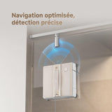 DREAME C1 - Robot Laveur de Vitres - Protection et Sécurité Fiables - Technologie CornerClean - Nettoyage Humide Minutieux