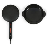 Crepiere électrique Livoo x Marmiton - LIVOO - DOP258CO - 600 W - Ř 20 cm - Poignée thermorésistante - Noir