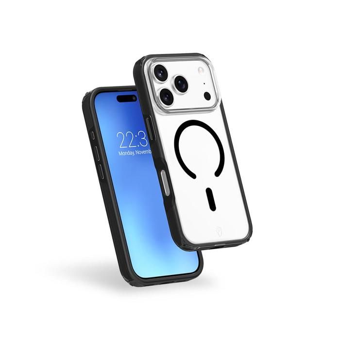 Coque FC Air Xtrem Frost MagSafe - IPhone17 Pro Max - Recyclé - Noir