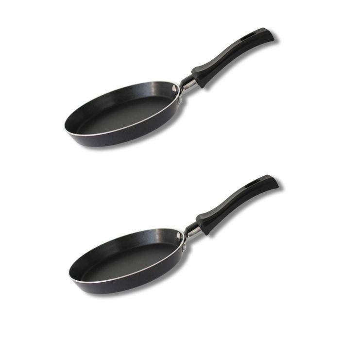 Ensemble de  2 mini poele a crepe - ELO - Jewel de Luxe - Ř 14 cm - Revetement céramique