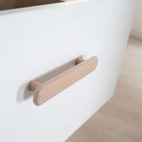 Commode a langer évolutive - ROBA - CABANE - 2 tiroirs - Extension a langer amovible - Chene / Blanc