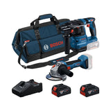 Set combiné 2 outils 18V - BOSCH PROFESSIONAL - 0615V0003C - GBH 18V-22 SDS-plus - GWS 18V-7 125 mm - 2×5,0Ah