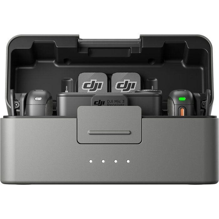Kit micro sans fil - DJI - Mic 3 - 2 émetteurs (TX) - 1 récepteur (RX) - Recharge rapide