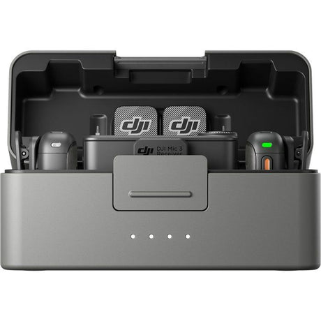 Kit micro sans fil - DJI - Mic 3 - 2 émetteurs (TX) - 1 récepteur (RX) - Recharge rapide