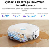 NARWAL FLOW - Aspirateur Robot Laveur avec Station - 22 000 Pa - DualFlow Anti-Enchevetrement Poil Animaux - Systeme Lavage FlowWash