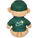 Peluche officielle du Tour de France - GIPSY TOYS - Tour de France - Ours maillot et casquette sprinteur vert - 15 cm