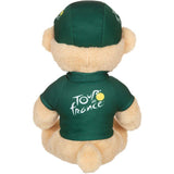 Peluche officielle du Tour de France - GIPSY TOYS - Tour de France - Ours maillot et casquette sprinteur vert - 24 cm