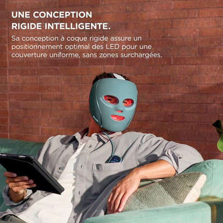 Masque LED SHARK CryoGlow avec rafraîchissement du contour des yeux Lilas