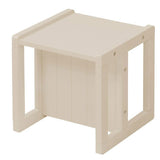 Tabouret évolutif enfant - ROBA - 3 hauteurs - Style campagne - Beige / Cachemire