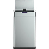 Poubelle de cuisine automatique 70L DAYTONA  Acier inox avec cerclage  KITCHEN MOVE