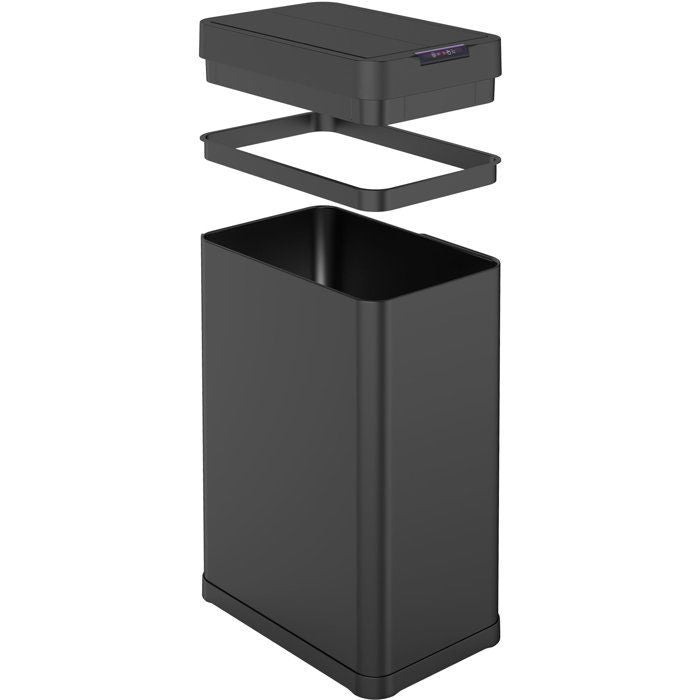 Poubelle Automatique - SILVERLAKE - 70 L  - Noir Mat - Kitchen Move