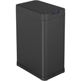 Poubelle de cuisine automatique 70L  -  Ouverture papillon - Acier inox avec cerclage - Modele SILVERLAKE - KITCHEN MOVE