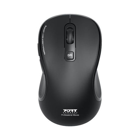 Souris sans fil - PORT Designs - 910010 - Bluetooth & 2.4 GHz - Essentielle - Noir