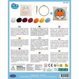 Broderie aiguille magique - SENTOSPHERE - Art & Créations - Punch Needle - Renard - Initiation au crochet - Des 6 ans