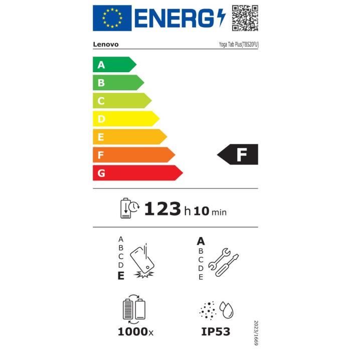 Tablette tactile LENOVO Idea Tab Pro - 12,7 3K LTPS - 8 Go RAM - Stockage 128 Go - Gris + Stylet
