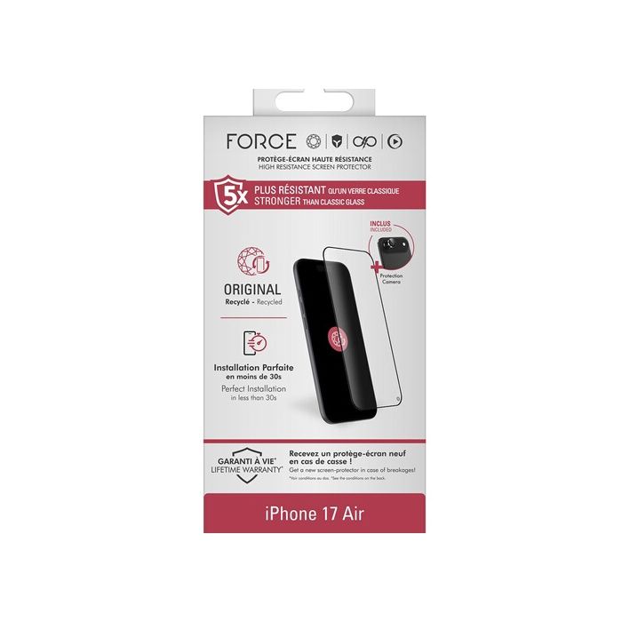 Pack protection écran + objectif - FGOG 2,5D - IPhone Air