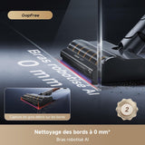 DREAME V30 - Aspirateur Balai sans Fil - Nettoyage des Bords a 0 mm - Puissance 330 AW - Filtration a 99,99%