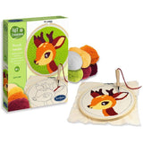 Broderie aiguille magique - SENTOSPHERE - Art & Créations - Punch Needle - Petit Cerf - Initiation au crochet - Des 6 ans