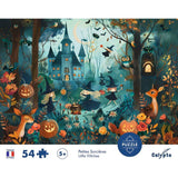 Puzzle - SENTOSPHERE - 54 pieces - Les Petites Sorcieres - Inventer des histoires - des 5 ans