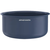 Batterie de cuisine - Tous feux dont induction - ARTHUR MARTIN - AM8896 - Aluminium revetement céramique - 5 pieces - Bleu