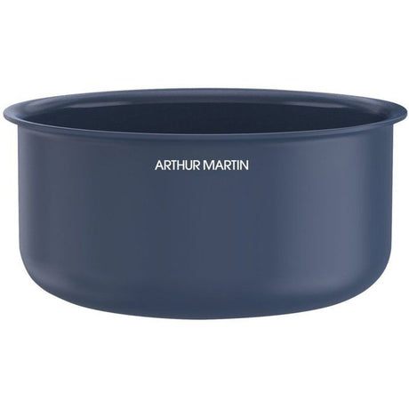 Batterie de cuisine - Tous feux dont induction - ARTHUR MARTIN - AM8896 - Aluminium revetement céramique - 5 pieces - Bleu