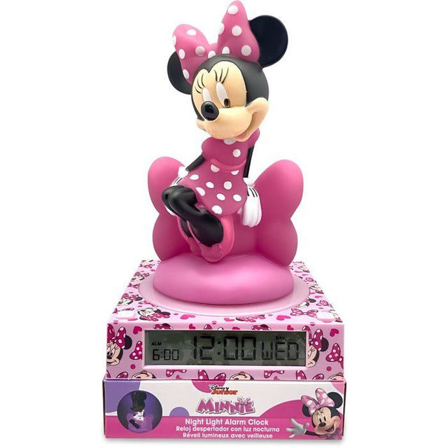 Reveil figurine 3D lumineuse - KIDS LICENSING - Minnie - Des 3 ans