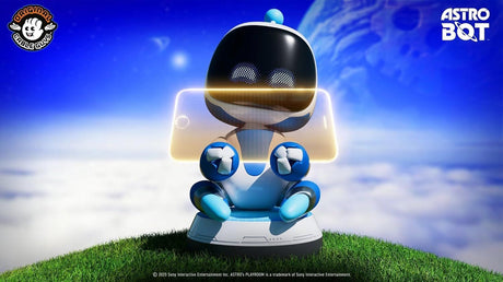 Figurine PlayStation Astro Bot - EXQUISITE GAMING - Cable Guys - Support écouteurs, smartphone ou petit accessoire - 20 cm