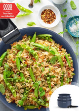 Set de 3 casseroles - Tous feux dont induction - ARTHUR MARTIN - AM0320 - Céramique - Ø 16-18-20 cm + poignée amovible - Bleu