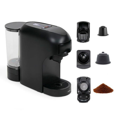 Machine a café multi-capsules 4-en-1 - LIVOO - DOD217N - 1400 W - 7 niveaux d'intensité du café - Noir