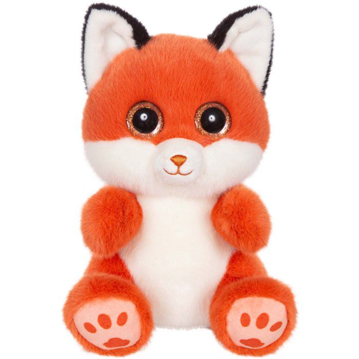 Peluche - Peluche Renard FLAME Cutydoos orange brulé  23 cm