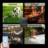 Prise connectée extérieure - KYF - Wifi - Avec compteur d'énergie