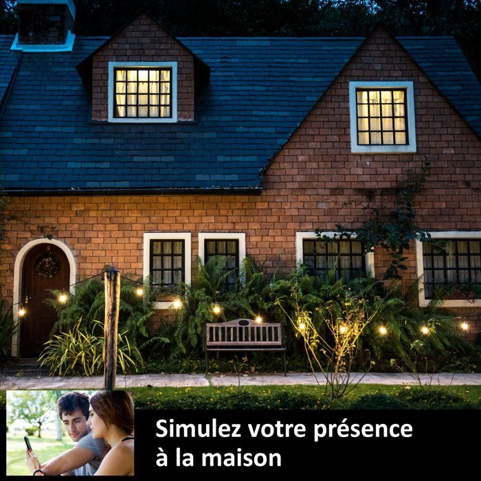 Prise encastrée connectée intérieure - KYF - Wifi - Avec compteur d'énergie + Prise USB et USB - C