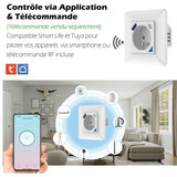 Prise encastrée connectée intérieure - KYF - Wifi - Avec compteur d'énergie + Prise USB et USB - C