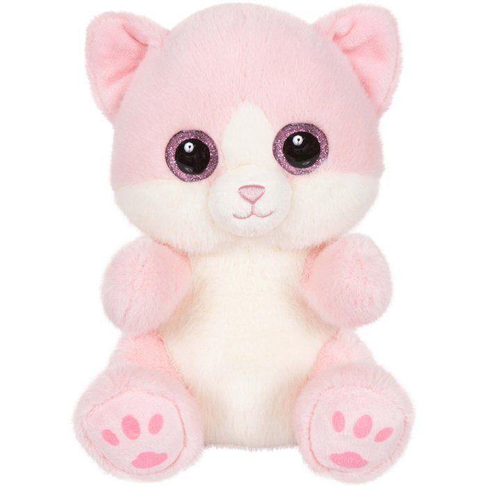 Peluche - Peluche Chat PINKY Cutydoos rose poudré  23 cm