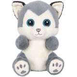Peluche - Peluche Chien Husky SKANDY Cutydoos gris bleuté  23 cm