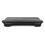 Appareil 2-en-1 crepiere et plancha grill - LIVOO - DOC349N - 1500 W - 8 mini crepes Ř 11,5 cm - Sans PFAS - Noir