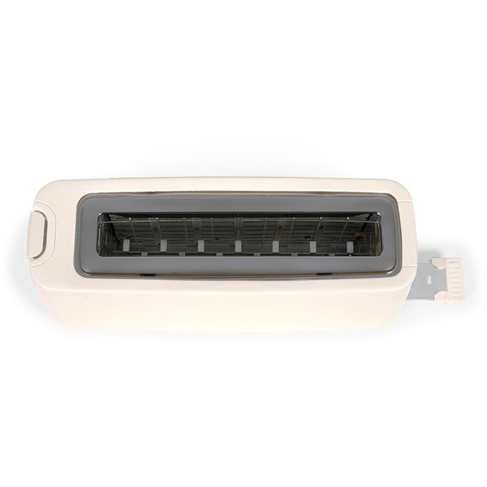Grille-pain fente longue - LIVOO - DOD168C - 900 W - Thermostat réglable : 7 niveaux - Blanc cassé