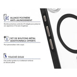 Coque FC Air Xtrem Frost MagSafe - IPhone17 Pro - Recyclé - Noir