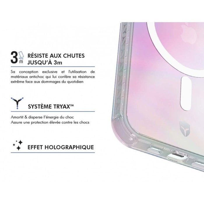 Coque FC Air MagSafe - IPhone17 Pro - Holographique
