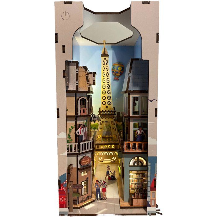Book Nook - Kit DIY a construire Maquette 3D Serre Livre - REVELL - Tiny Adventures - Paris - LED